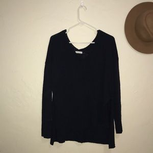 Small baggy Navy blue Lush sweater